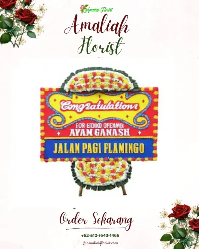 Bunga Papan Congratulation di Baratajaya